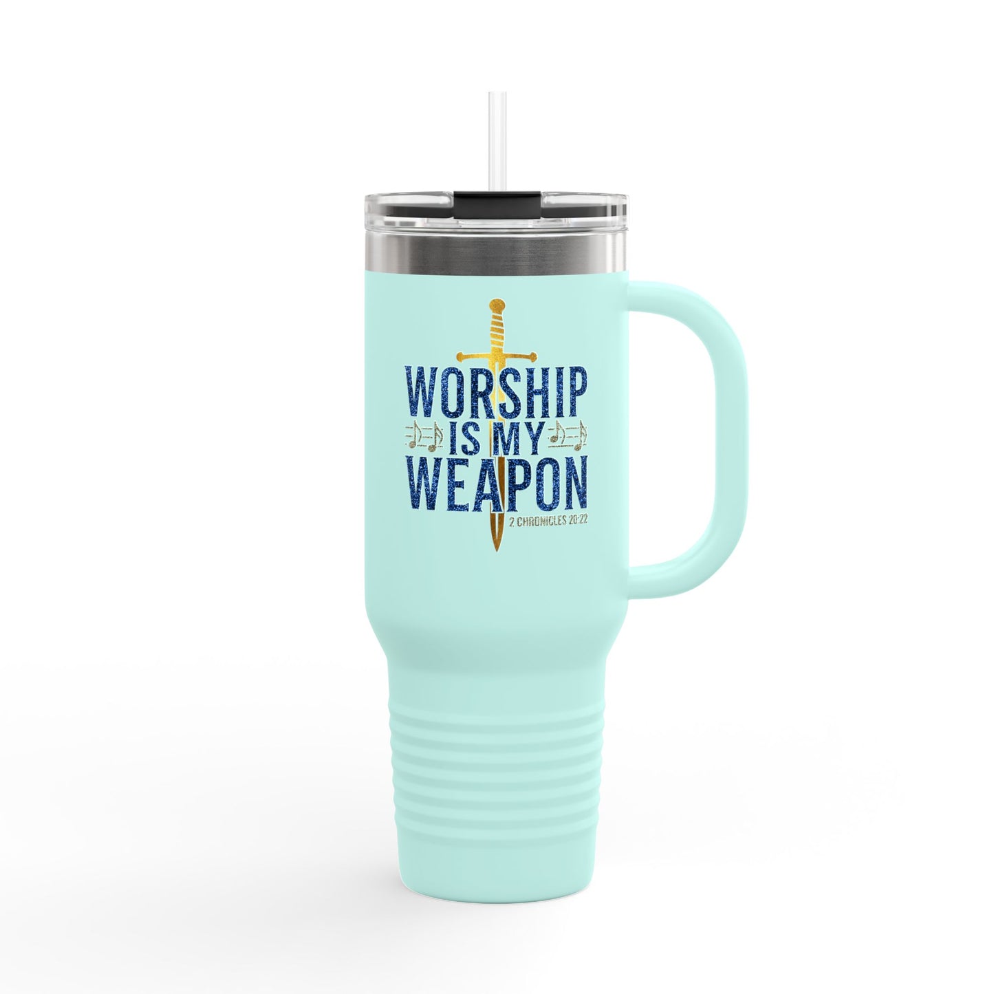 Worship is My Weapon Travel Mug