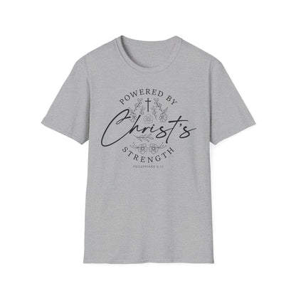 Powered by Christ’s Strength Tee