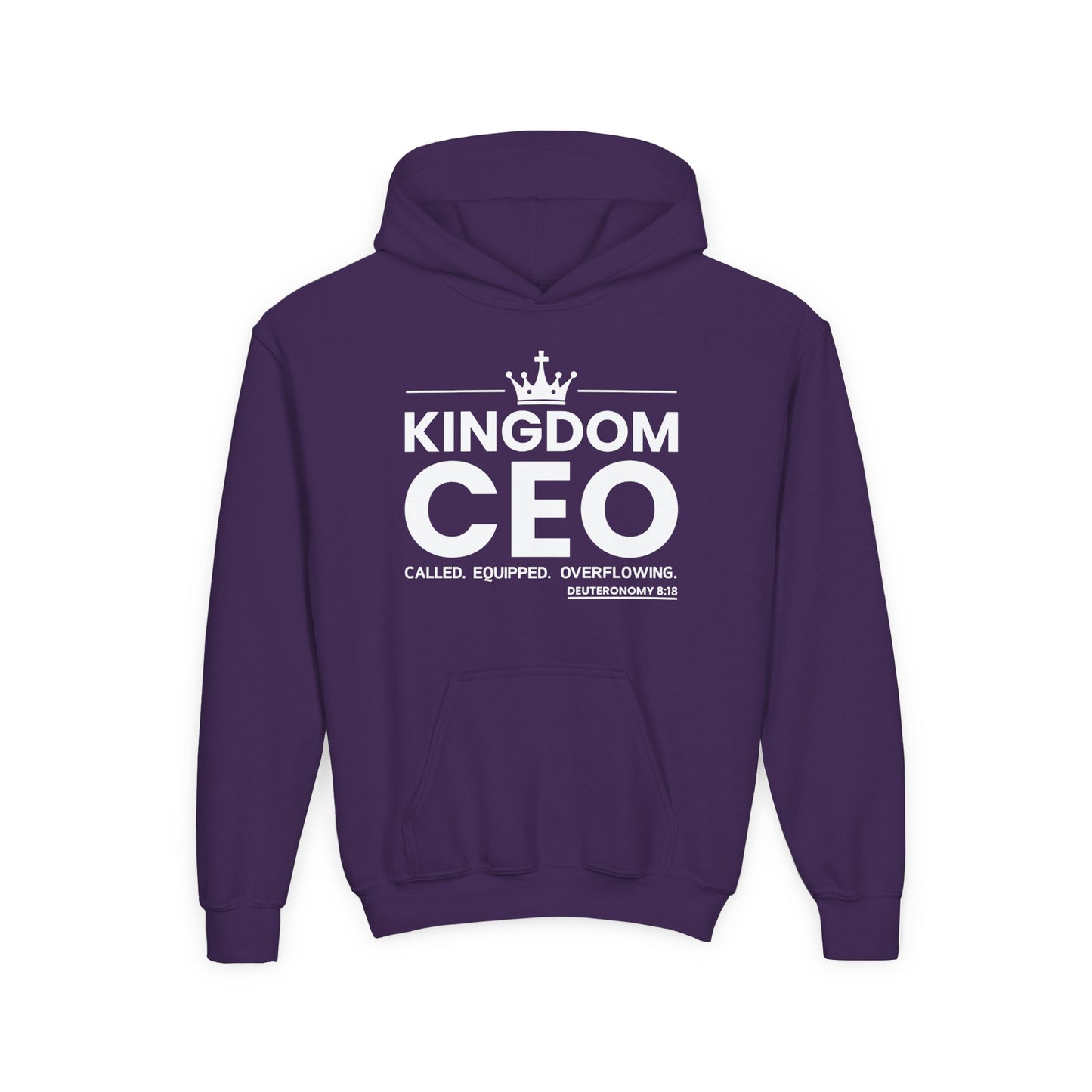 Kingdom CEO™ - Called. Equipped. Overflowing Youth Hoodie