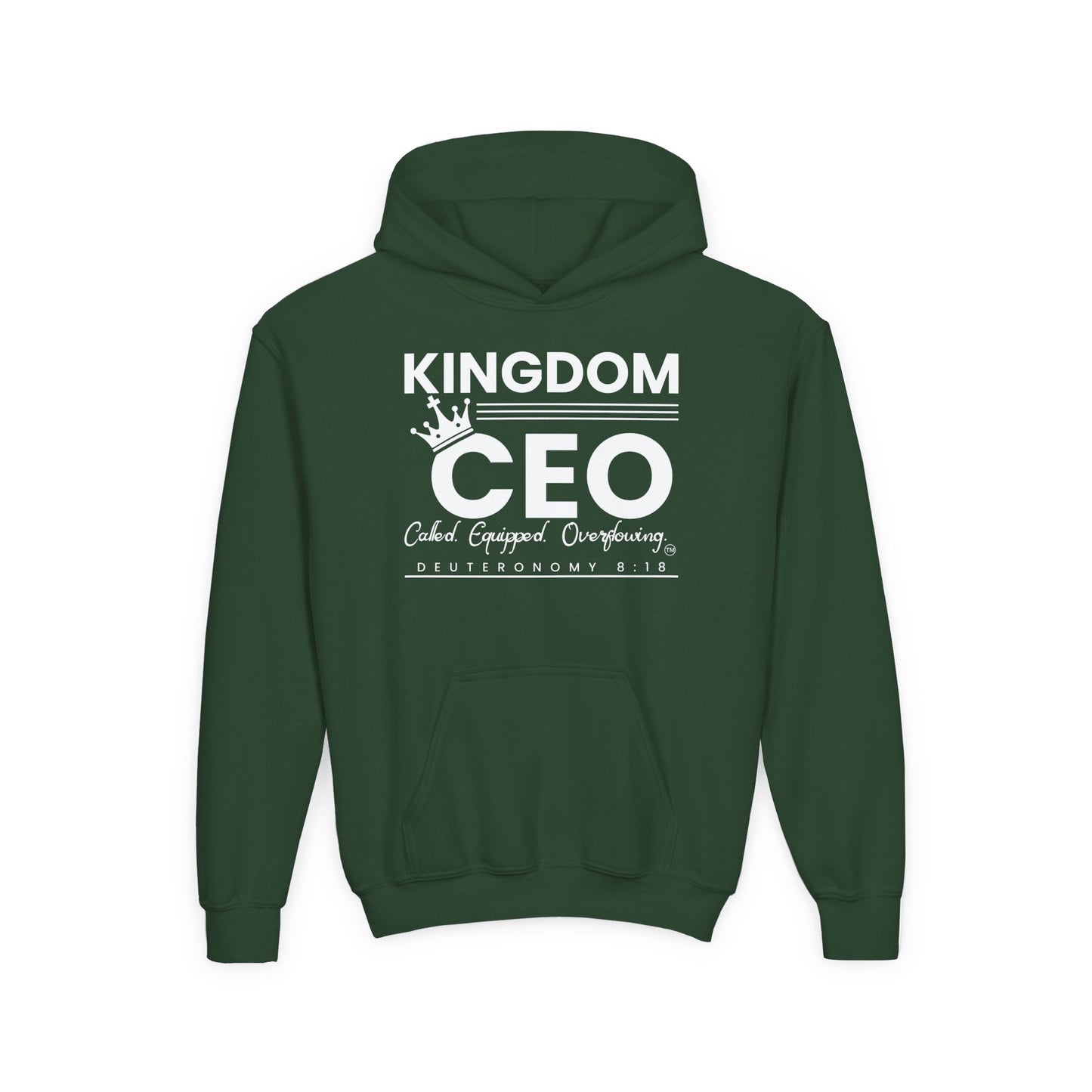 CEO: Christ Empowers Ownership Youth Hoodie