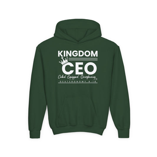 CEO: Christ Empowers Ownership Youth Hoodie