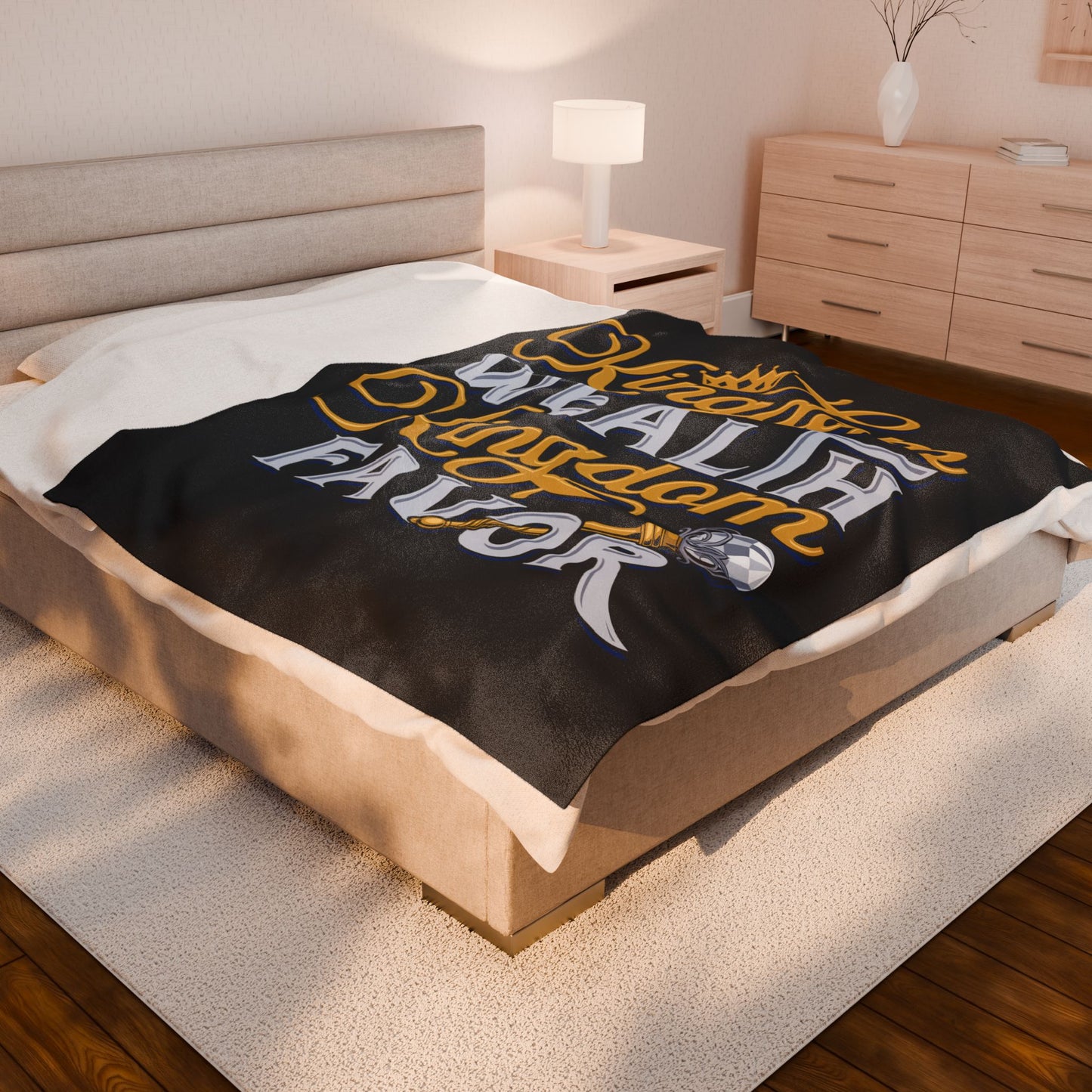 Kingdom Wealth Kingdom Favor Velveteen Plush Blanket