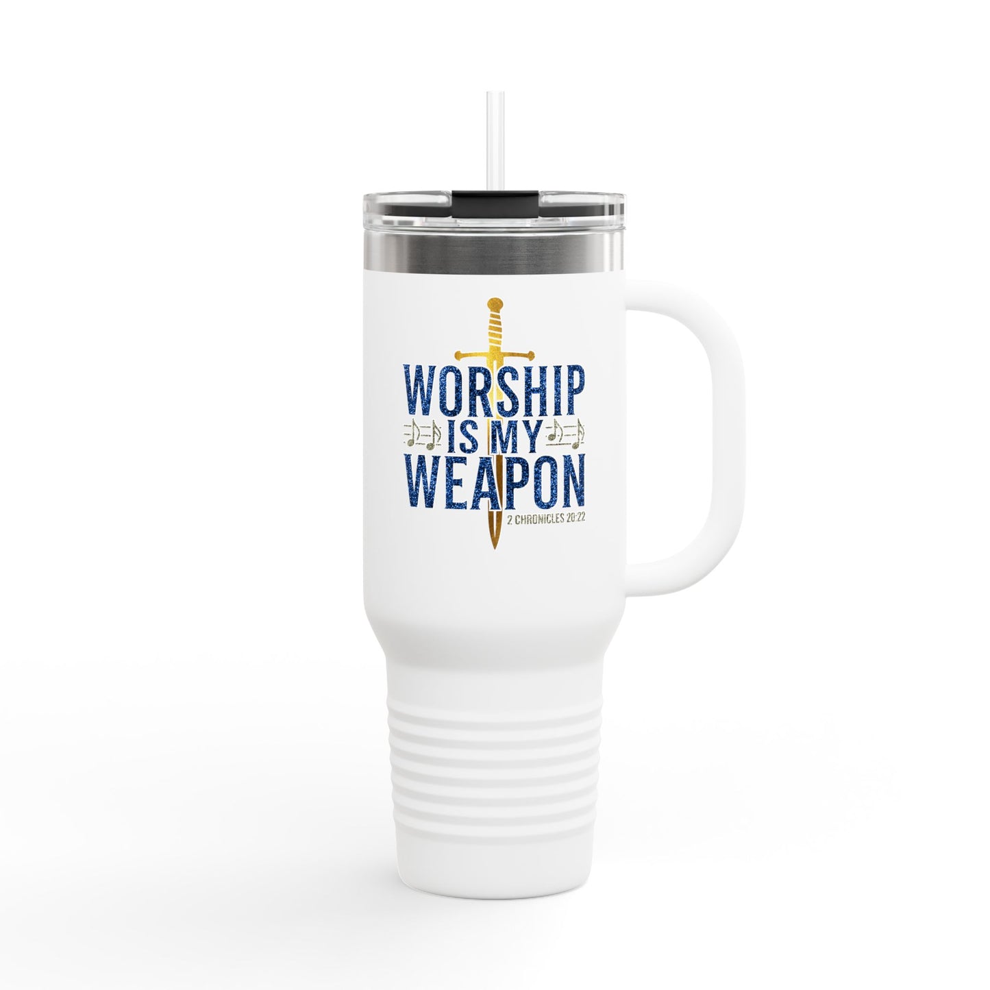 Worship is My Weapon Travel Mug