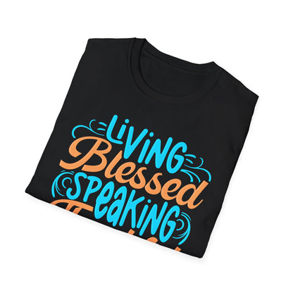 Living Blessed, Speaking Thankful Tee