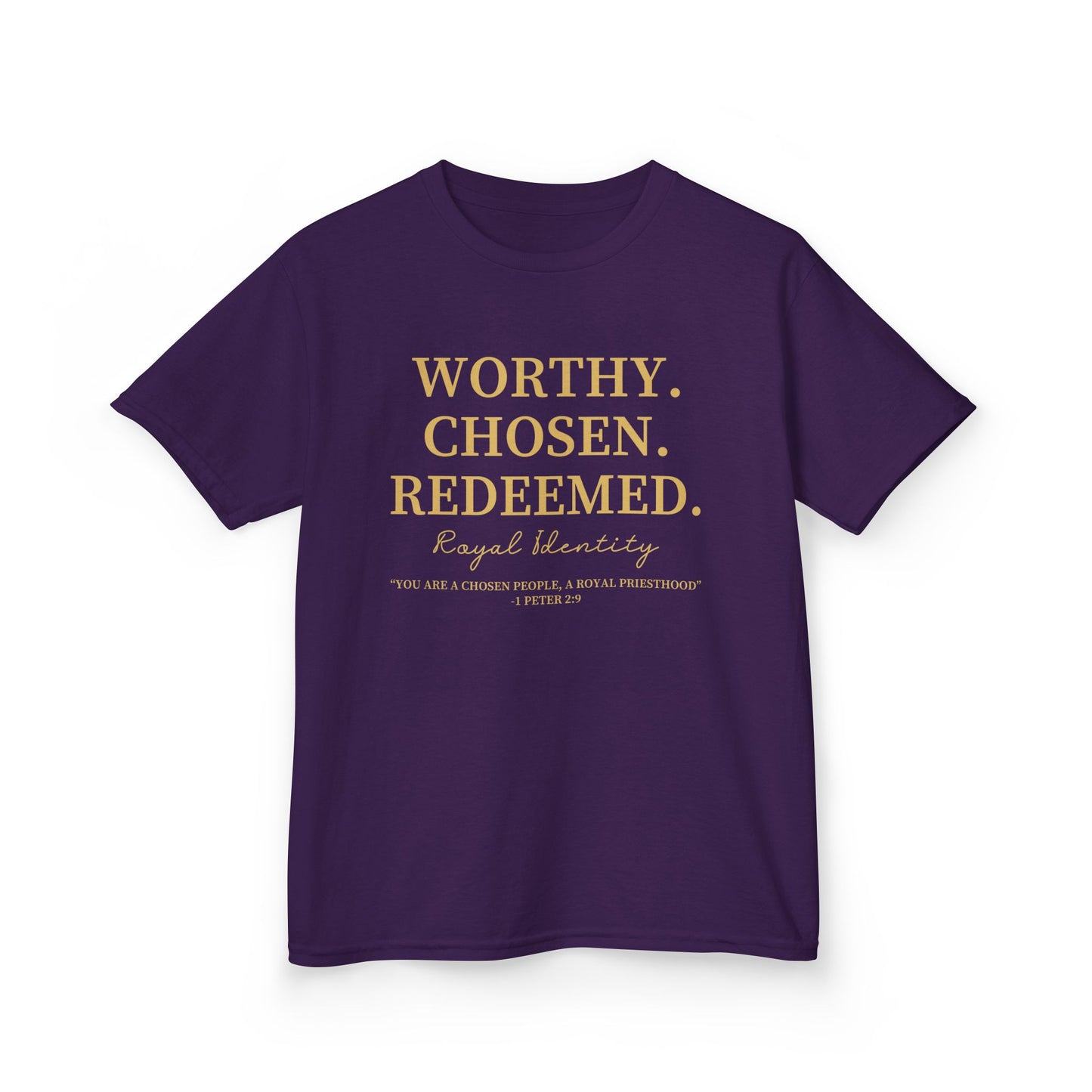 WORTHY. CHOSEN. REDEEMED Kids Tee
