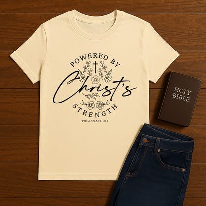 Powered By Christ  Tee
