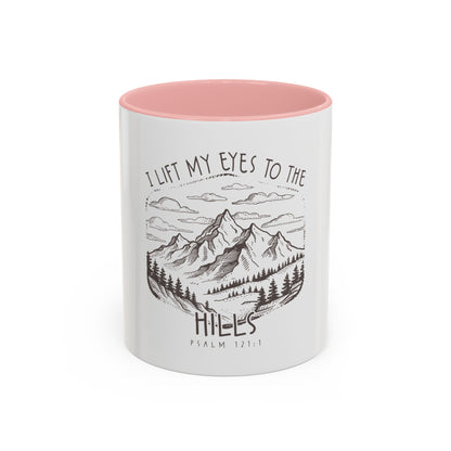 I lift my eyes to the hills Coffee Mug