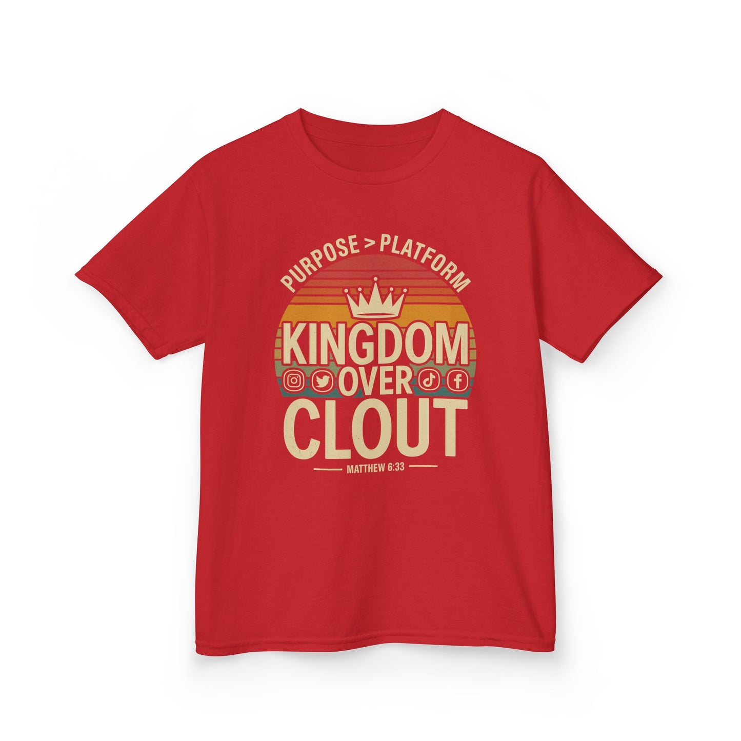 Kingdom Over Clout Kids Tee