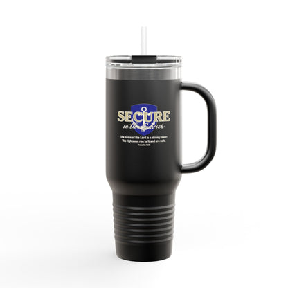 Secure in the Savior Travel Mug