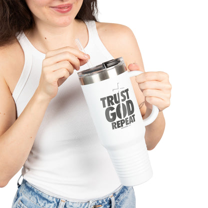 Trust God. Repeat Travel Mug