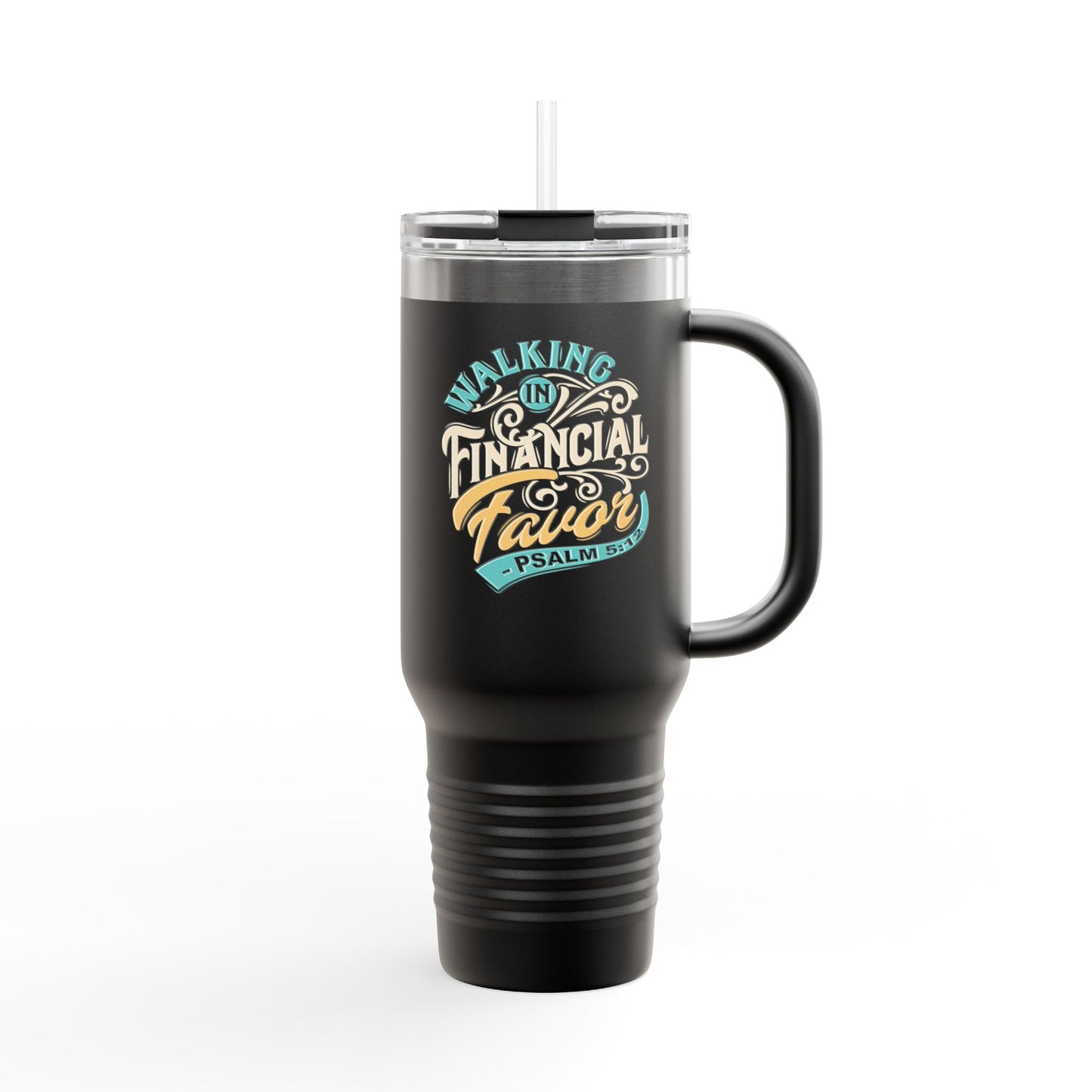 Walking in Financial Favor Travel Mug