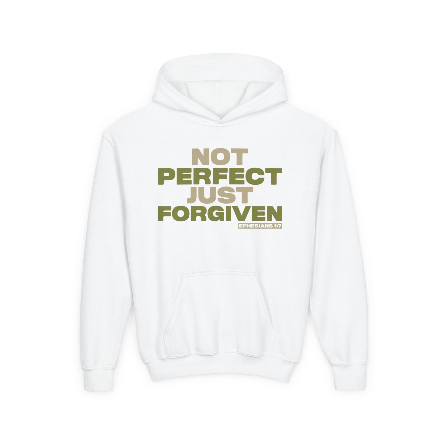 Not Perfect. Just Forgiven Youth Hoodie