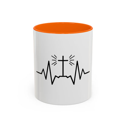 Heartbeat of the Cross Coffee Mug