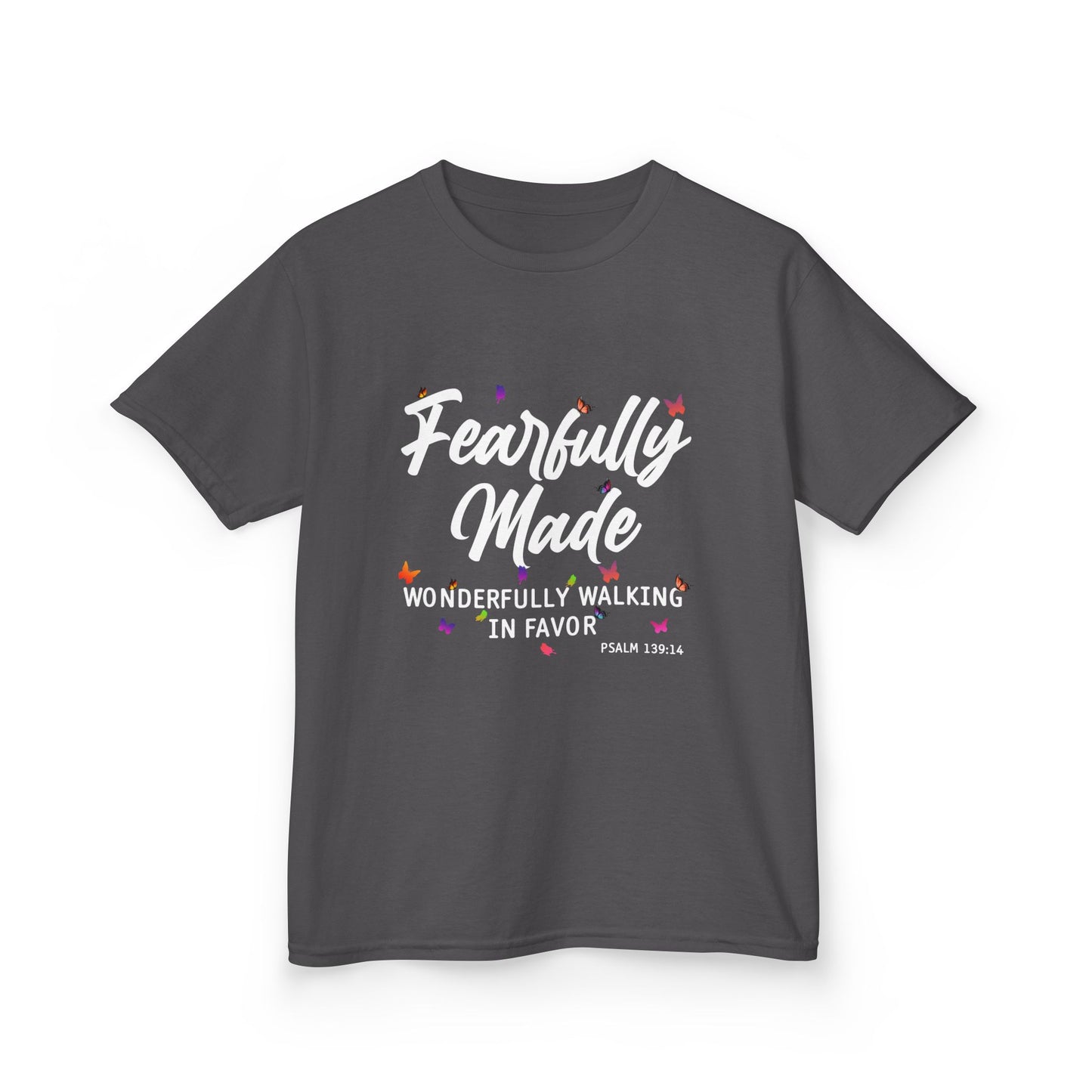 Fearfully Made — Wonderfully Walking in Favor Kids Tee