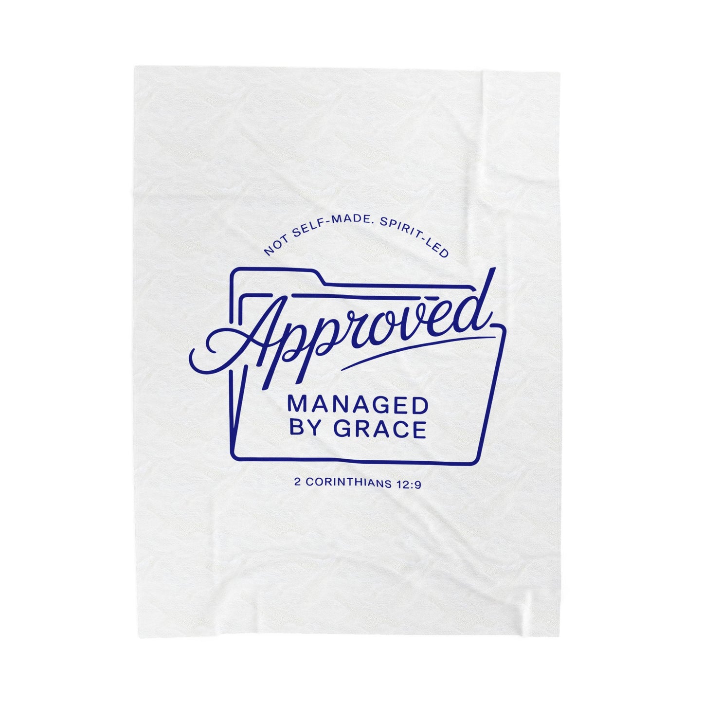 Approved managed by Grace  Velveteen Plush Blanket