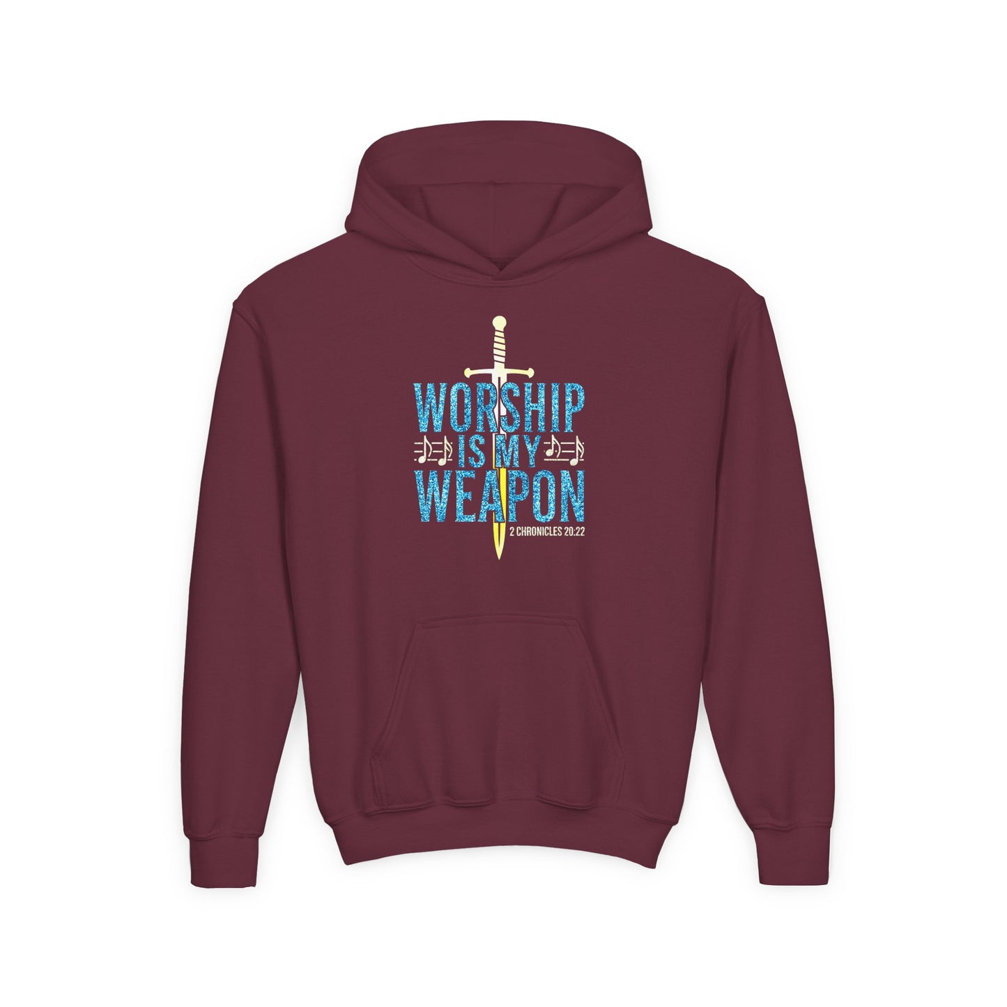 Worship is My Weapon Youth Hoodie