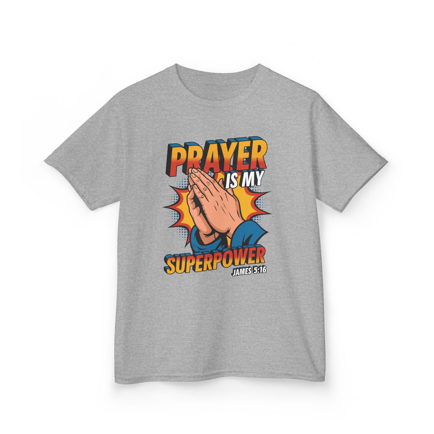 Prayer is My Superpower Kids Tee