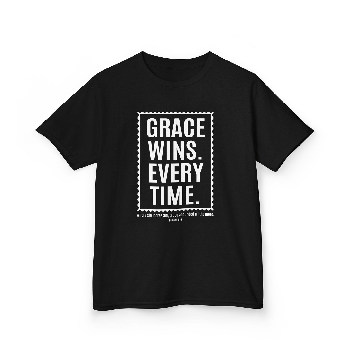 Grace Wins. Every Time Kids Tee