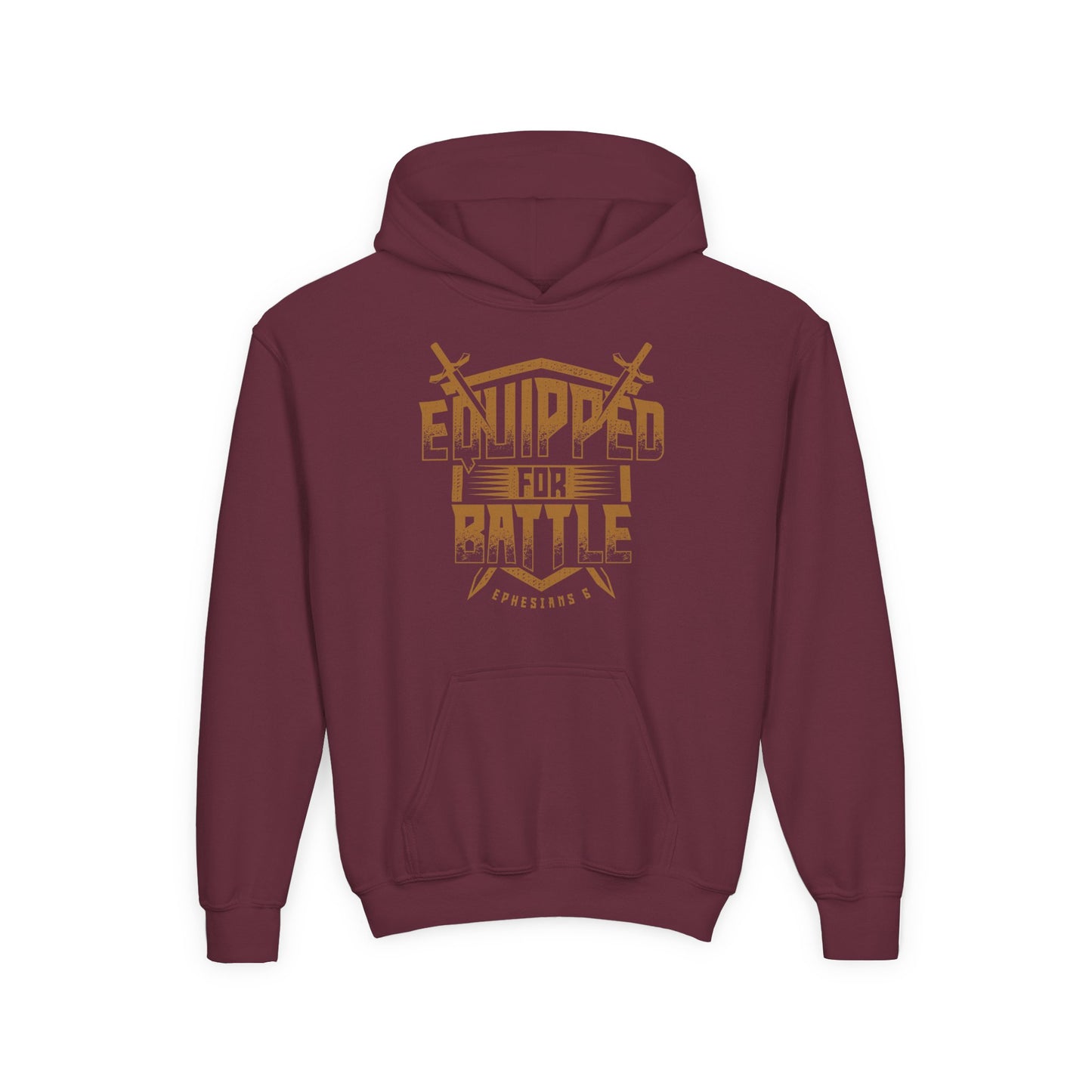 Equipped for Battle Youth Hoodie