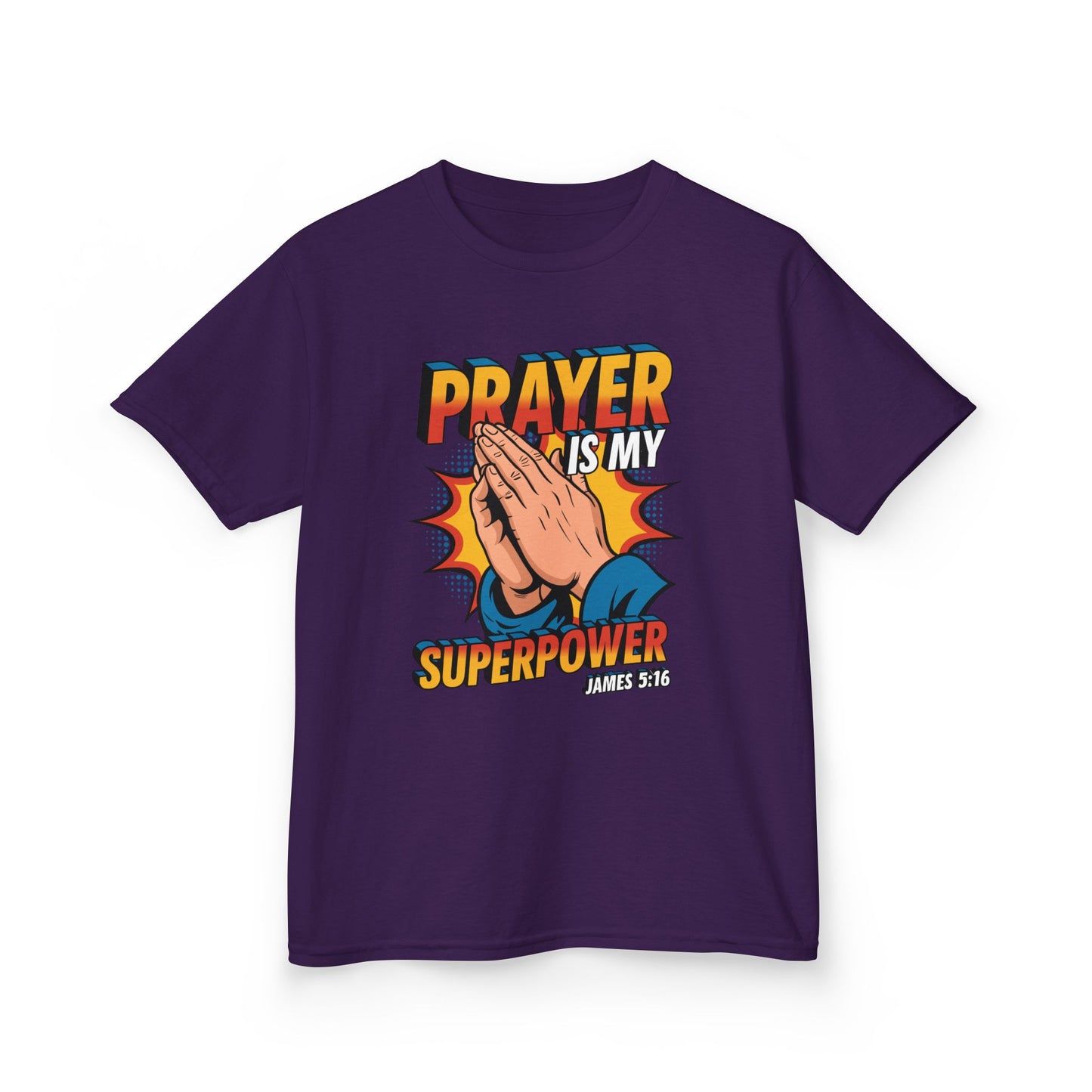 Prayer is My Superpower Kids Tee