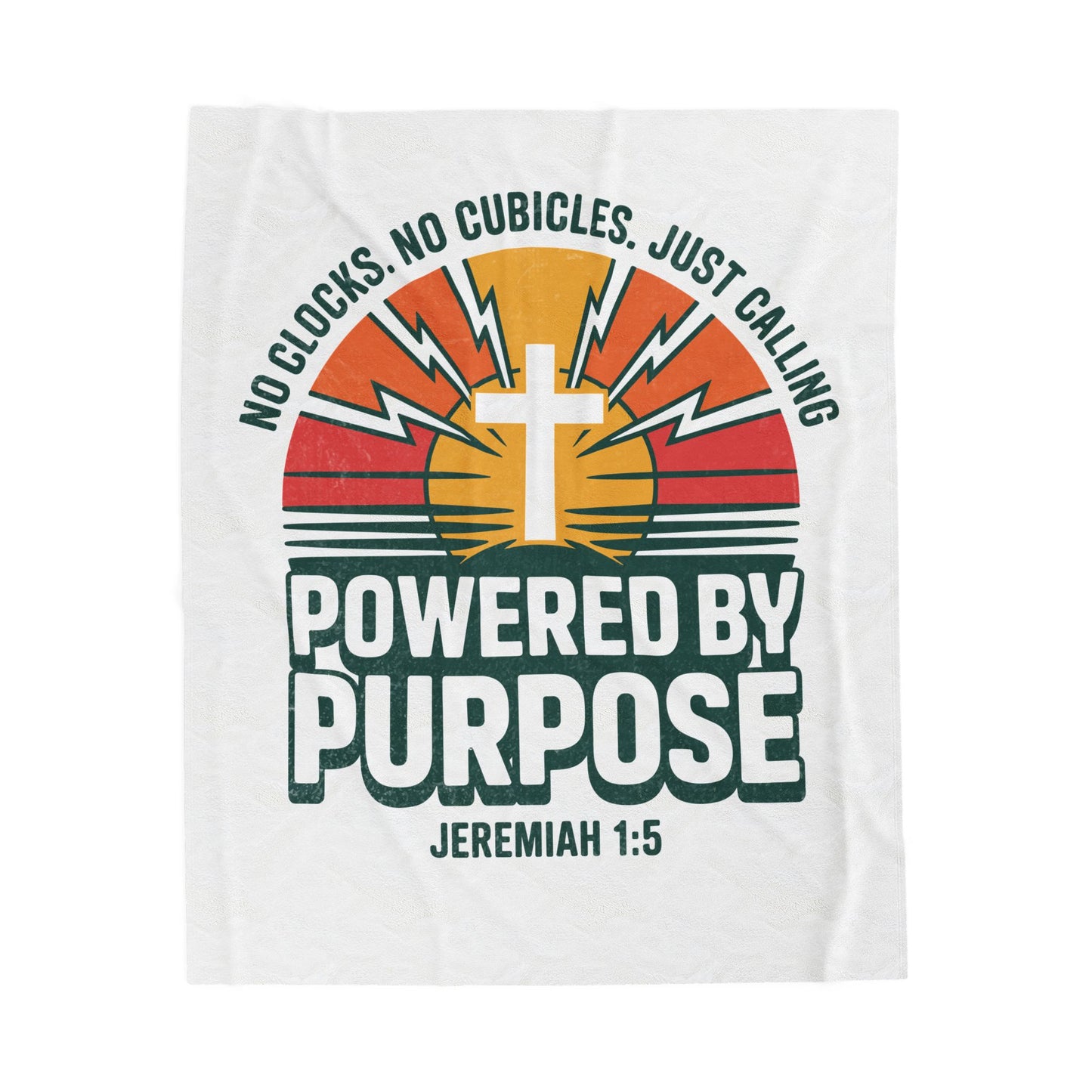 Powered by Purpose Velveteen Plush Blanket