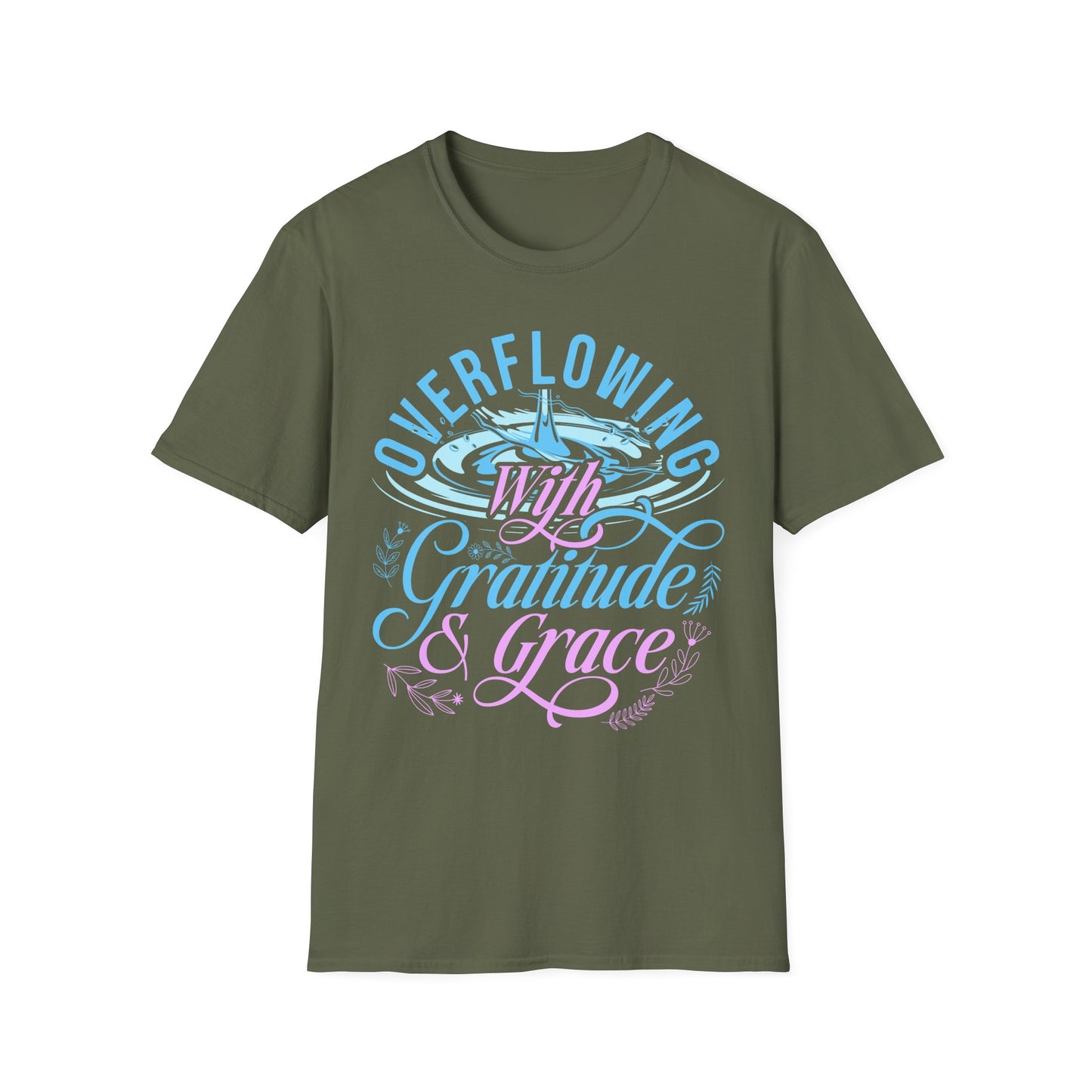 Overflowing with Gratitude & Grace Tee