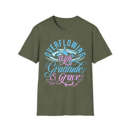 Overflowing with Gratitude & Grace Tee
