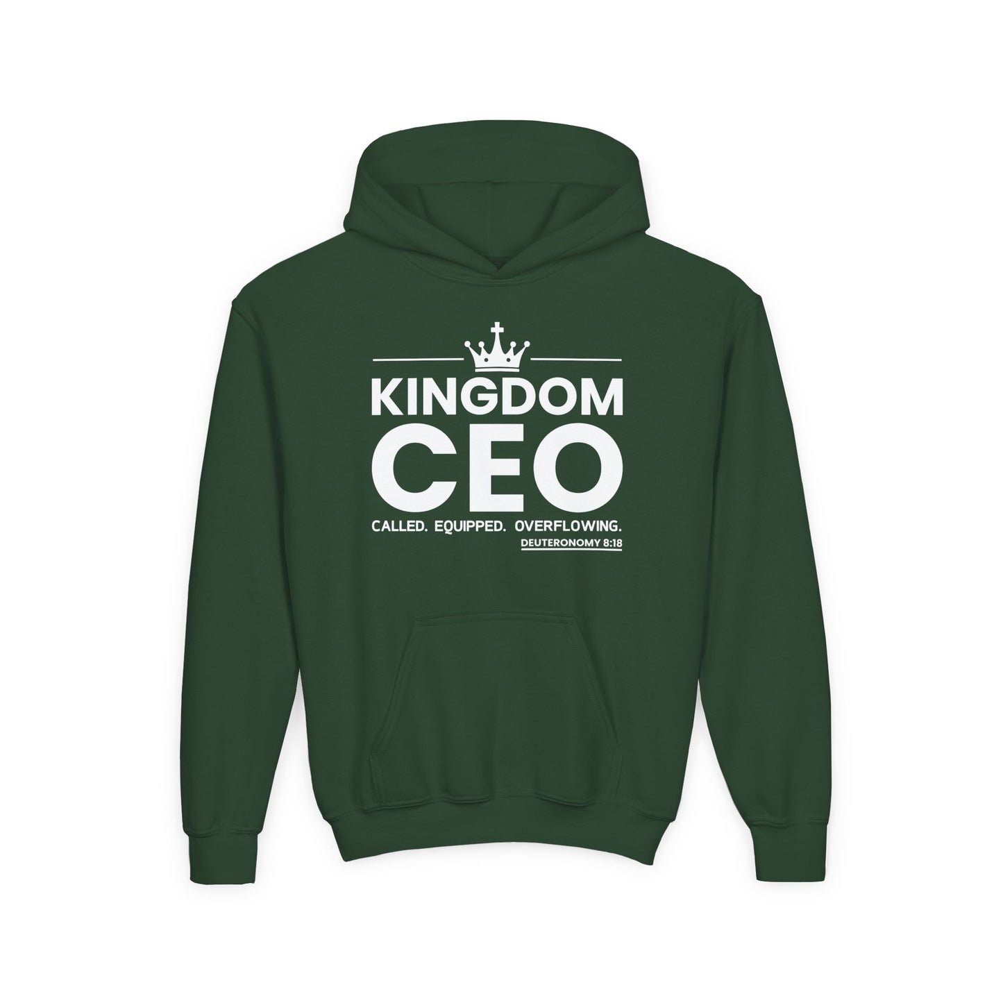 Kingdom CEO™ - Called. Equipped. Overflowing Youth Hoodie
