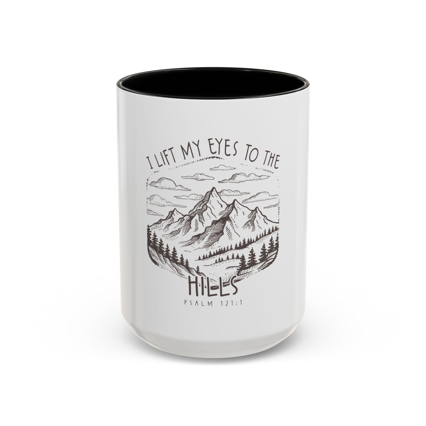 I lift my eyes to the hills Coffee Mug