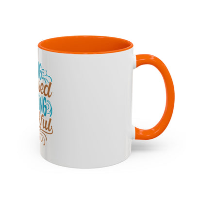 Living Blessed, Speaking Thankful Coffee Mug