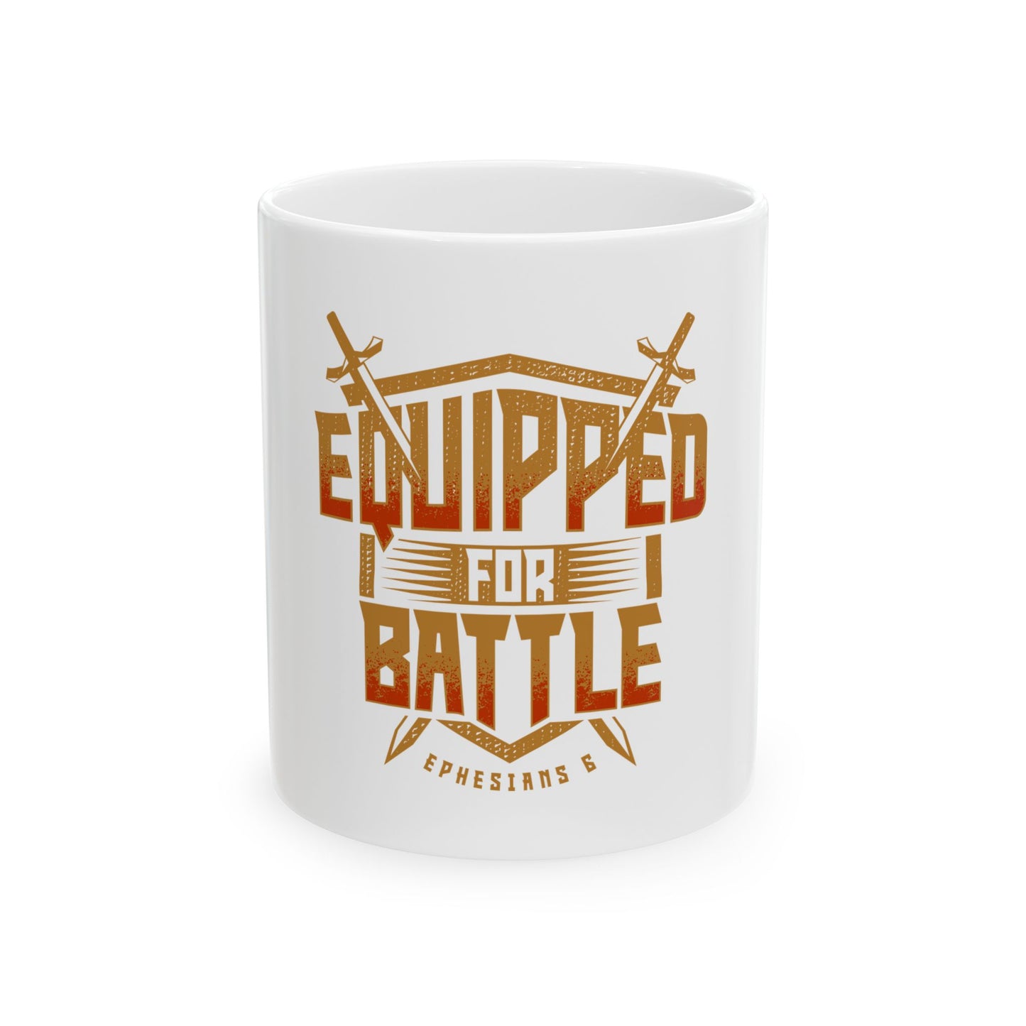 Equipped for Battle Ceramic Mug