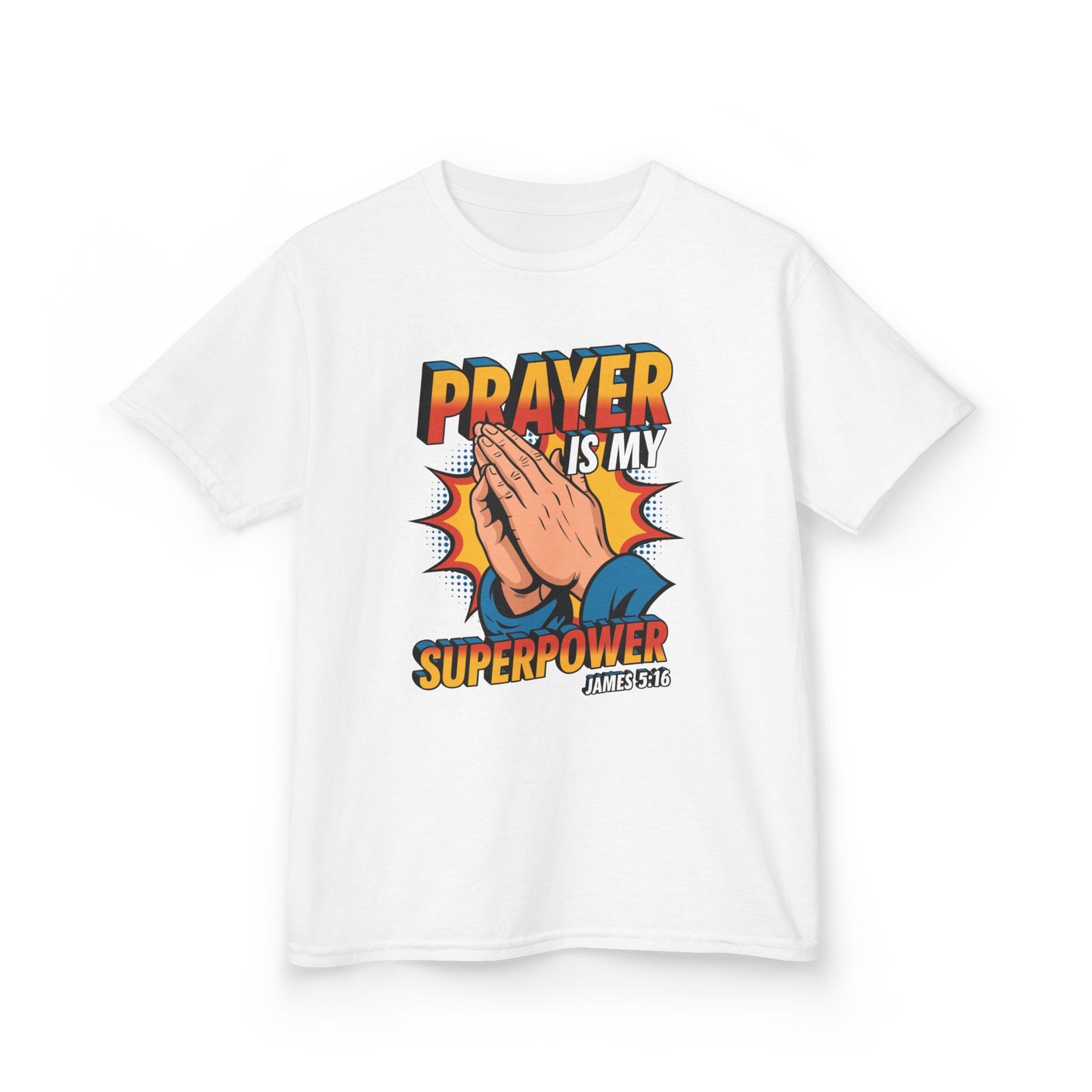 Prayer is My Superpower Kids Tee