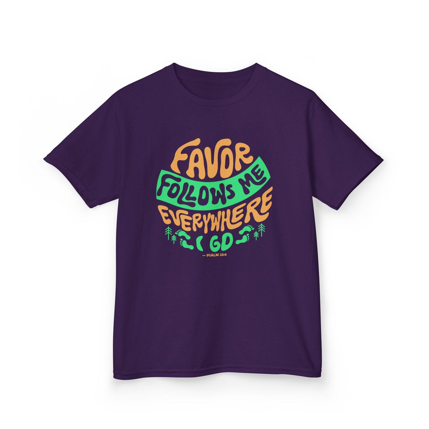 Favor Follows Me Everywhere I Go Kids Tee