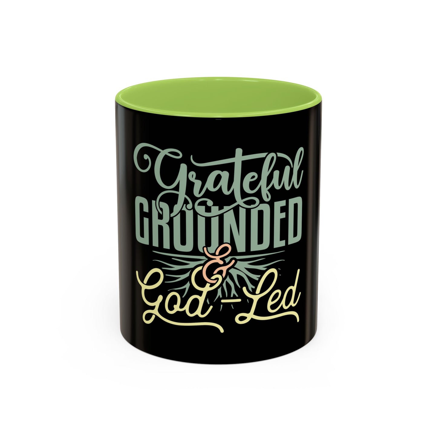 Grateful, Grounded, & God-Led Coffee Mug
