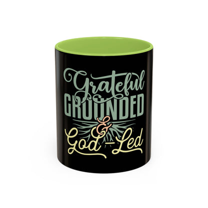 Grateful, Grounded, & God-Led Coffee Mug