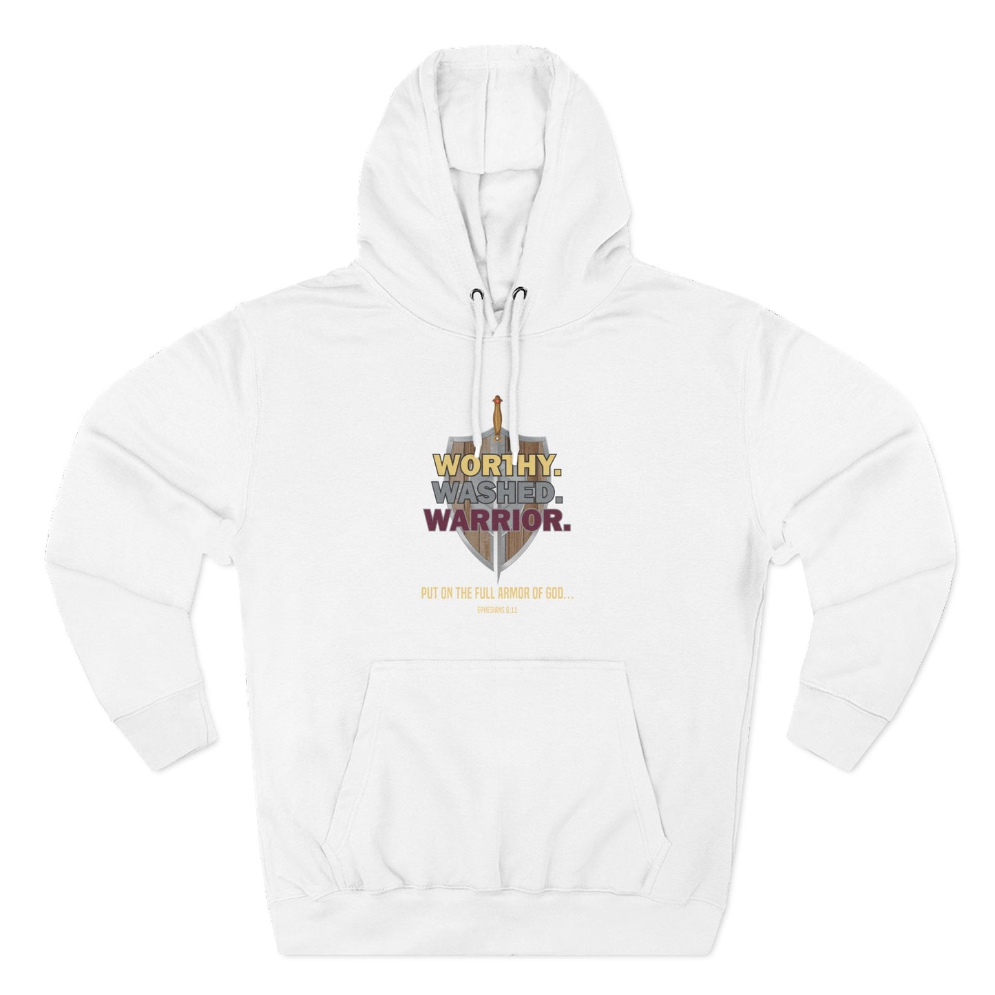 Worthy. Washed. Warrior Hoodie