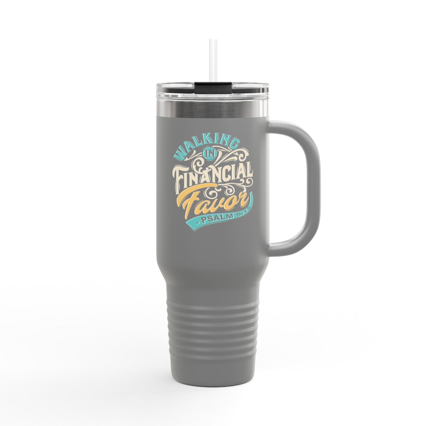 Walking in Financial Favor Travel Mug