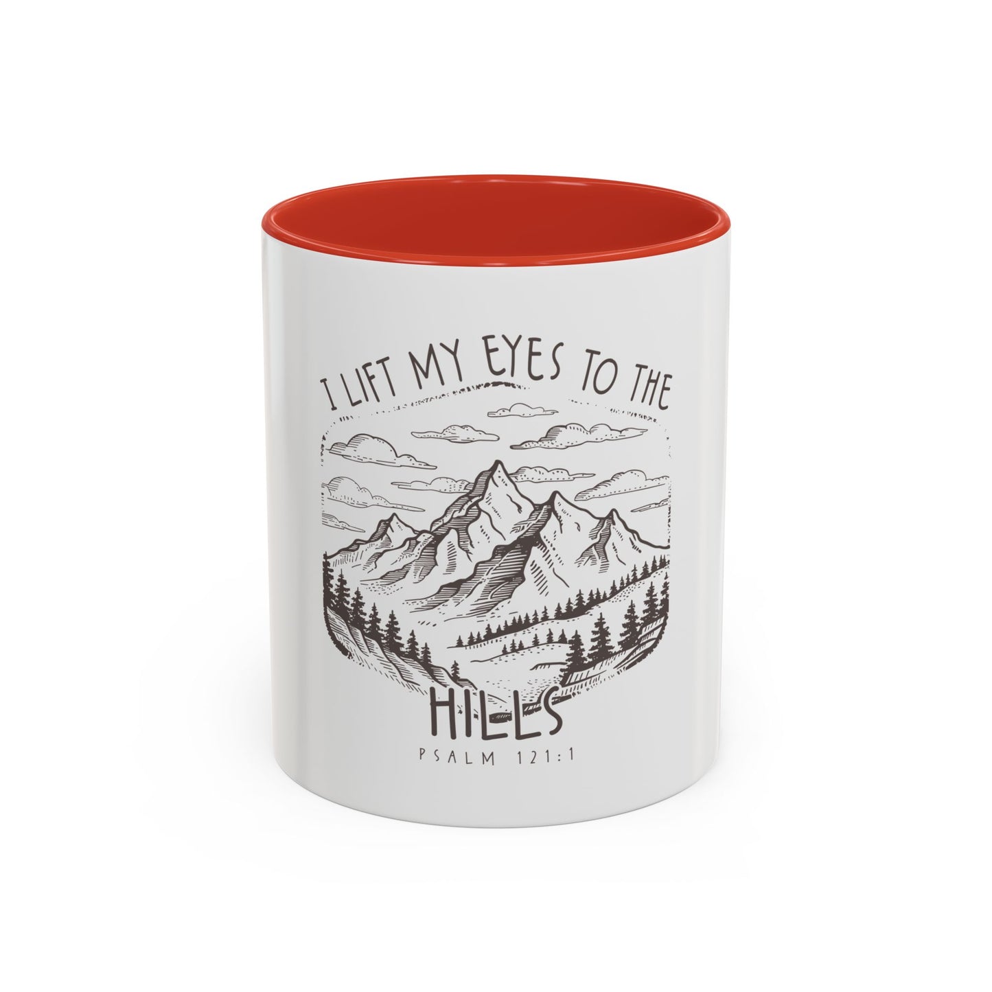 I lift my eyes to the hills Coffee Mug