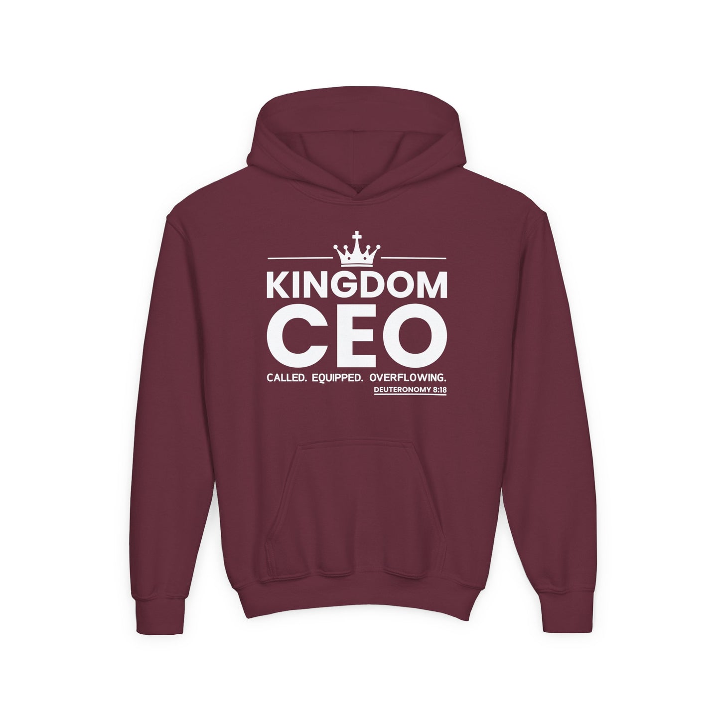 Kingdom CEO™ - Called. Equipped. Overflowing Youth Hoodie