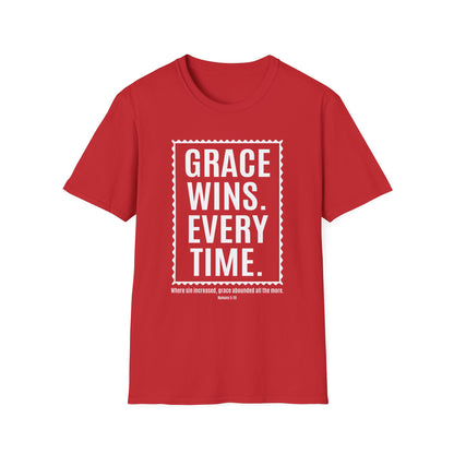 Grace Wins. Every Time Tee