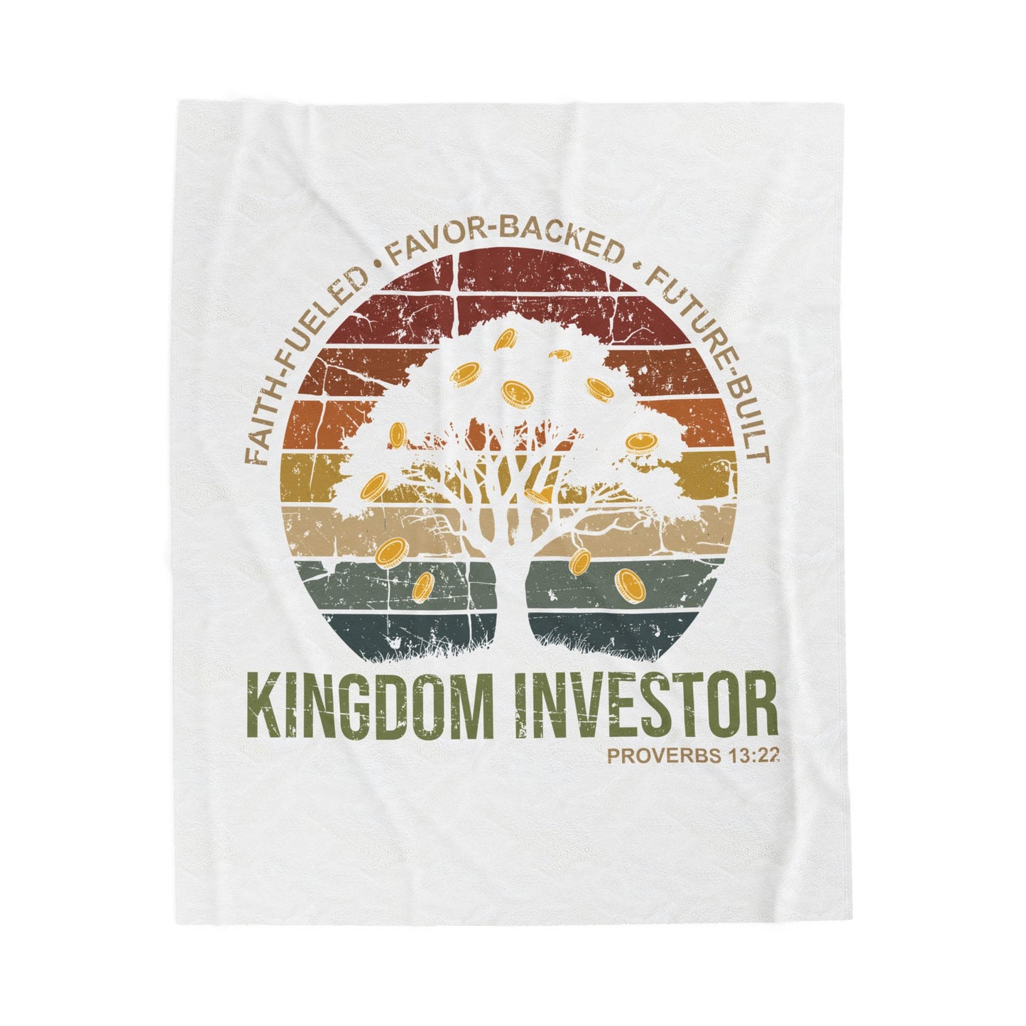 Kingdom Investor Velveteen Plush Blanket