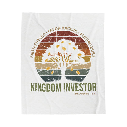 Kingdom Investor Velveteen Plush Blanket