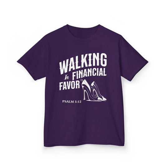 Walking in Financial Favor Kids Tee