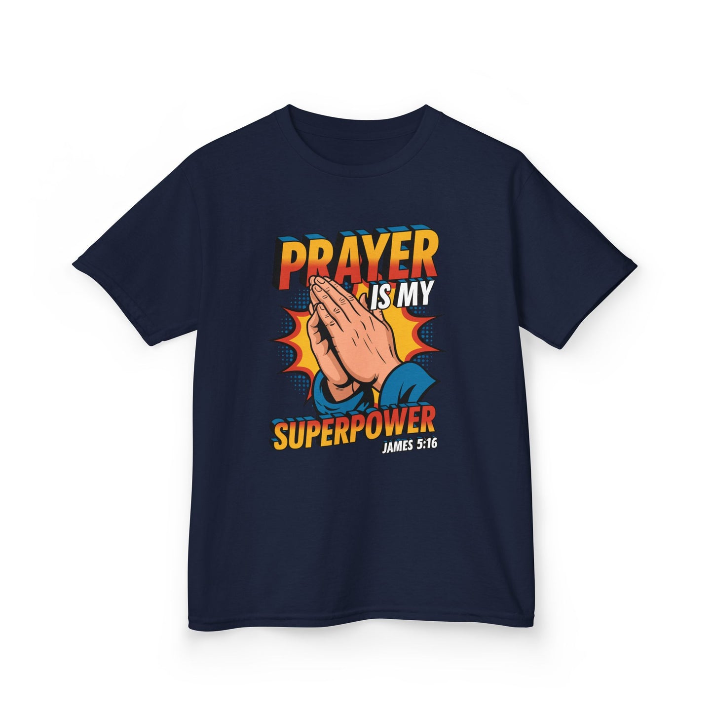 Prayer is My Superpower Kids Tee