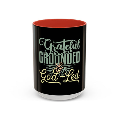 Grateful, Grounded, & God-Led Coffee Mug