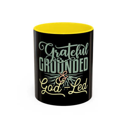 Grateful, Grounded, & God-Led Coffee Mug