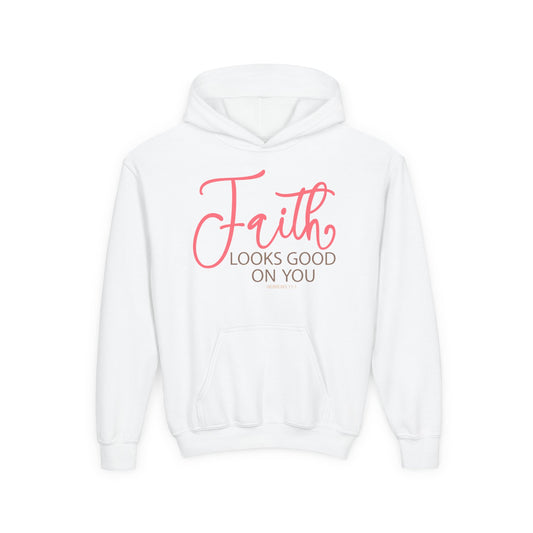 Faith Looks Good on You Youth Hoodie