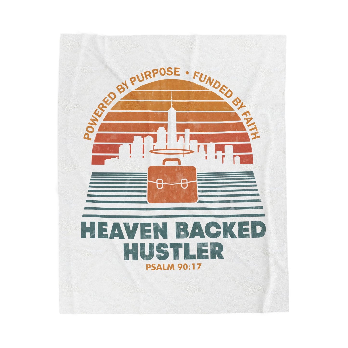 Heaven Backed Hustler Velveteen Plush Blanket