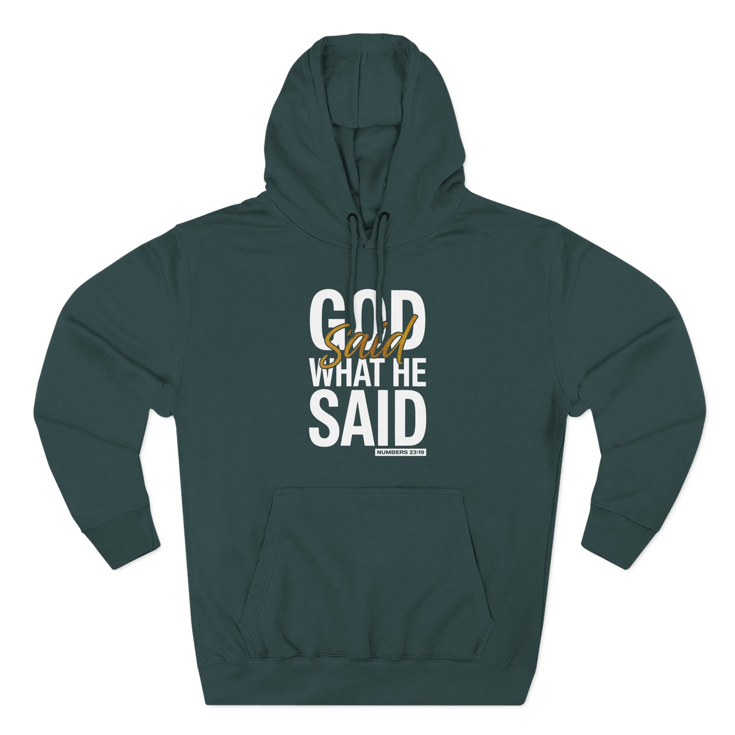 God Said What He Said  Hoodie