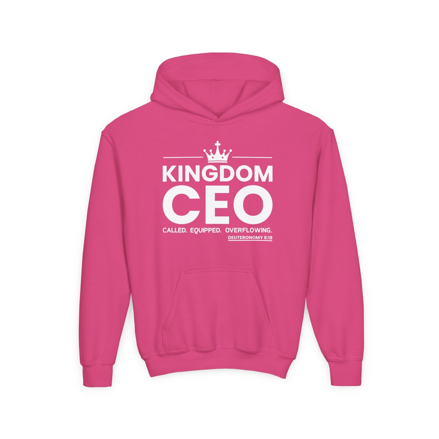 Kingdom CEO™ - Called. Equipped. Overflowing Youth Hoodie